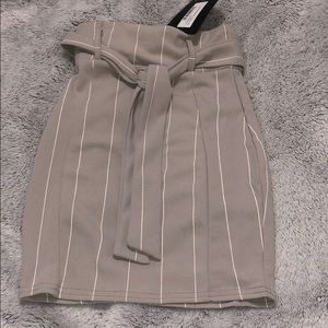 PrettyLittleThing gray Mini of Skirt